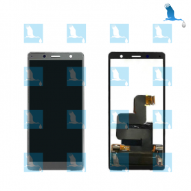 LCD + Touchscreen  - 1313-0914 - Black - Sony Xperia XZ2 Compact (H8314,H8324) - qor
