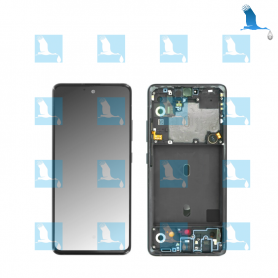 LCD + Touchscreen + Frame - GH82-23100A - Black - A51 5G (A516) - original - qor