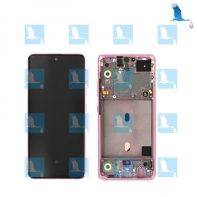LCD + Touchscreen - GH82-23100C - Pink - A51 5G (A516) - original - qor