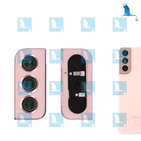 Camera lens with frame - GH98-46110D - Phantom Pink  - Galaxy S21 5G (G991) - original - qor