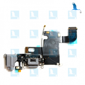 Charging Port & Audio Flex Cable - Grey - iPhone 6 - QOR
