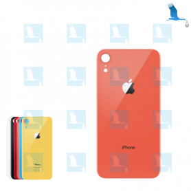 Rear Glass cover - Coral- Large hole - iPhone XR - oem