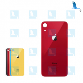 Rear Glass cover - Red - Large hole - iPhone XR - oem