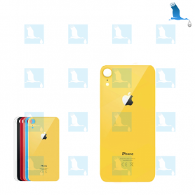 Rear Glass cover - Yellow - Large hole - iPhone XR - oem