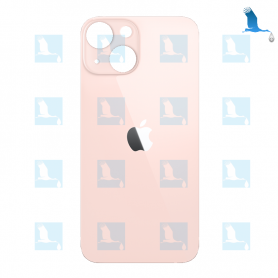 Back cover glass  - Big hole - Pink - iPhone 13 mini - oem