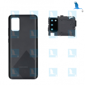 Backcover - Battery cover - GH81-20239A - Black - Samsung Galaxy A02s (A025G) / A02s (A025G) - ori