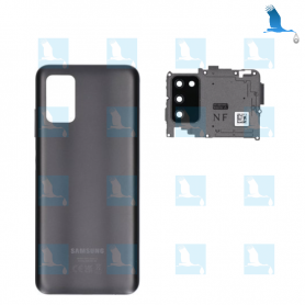 Backcover - Battery cover - GH81-21266A - Black - Samsung Galaxy A03s (A037G) / A02s (A025G) - ori