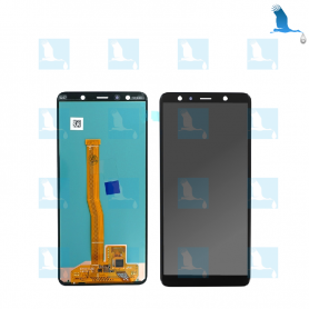LCD - GH96-12078A - Black - Samsung Galaxy A7 (2018) A750F - original - qor