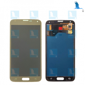 Display - GH97-15959D - Gold - Samsung Galaxy S5