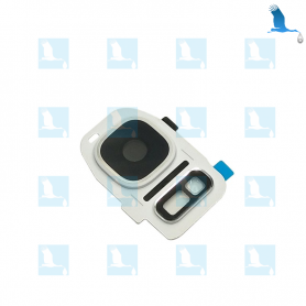 Camera Ring Lens + Flash Lens - White - Galaxy S7/S7 Edge