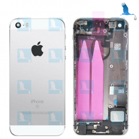 Back Cover Housing Assembly - Silver - iPhone 5S - QA