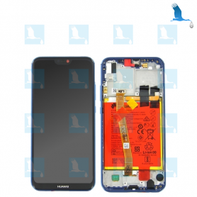 LCD + Frame + Batterie - 02351VUV - Blue - Huawei P20 Lite (ANE-LX1) - service pack