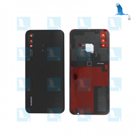 Back cover glass with lens - 02351VNT - Midnight black - Huawei P20 Lite (ANE-LX1) - oem
