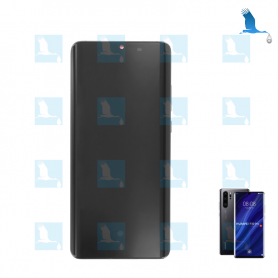 P30 Pro, LCD + Frame + Battery - 02352PBT - Black - Huawei P30 Pro (VOG-L29) - Original - qor