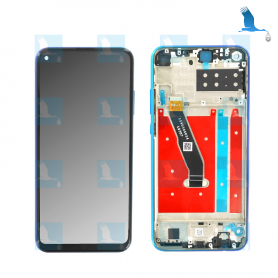 P40 Lite E - LCD + Touch + Frame - 02353FMX - Aurora blue - Huawei P40 lite E (ART-L29)