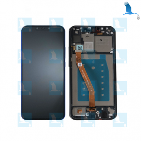 LCD + Frame - Black - Huawei P Smart+ (INE-LX1) , (INE-L21) , (Nova 3i) - Orig