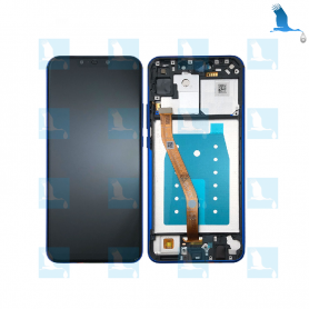LCD + Frame - Blue - Huawei P Smart+ (INE-LX1) , (INE-L21) , (Nova 3i) - Orig