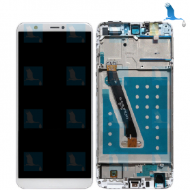LCD + Frame - White - Huawei P Smart+ (INE-LX1) , (INE-L21) , (Nova 3i) - Orig