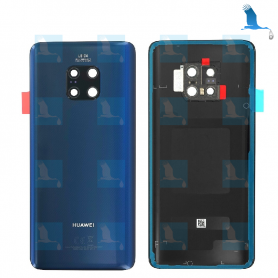 Back cover, Battery cover - 02352GDE - Blue - Huawei Mate 20 Pro (LYA-L29) - oem
