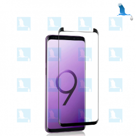 Tempered glass protection with adhesive - Pro - S9+
