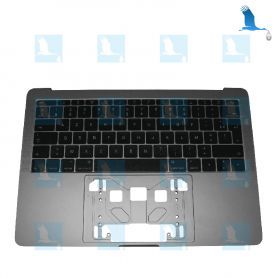 Top case - Grey - Keyboard CH - Macbook Pro A1708