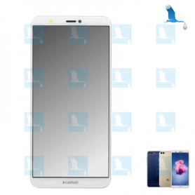 LCD + Frame + Battery - White - P Smart (FIG -LX1)
