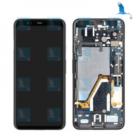 Display, Touchscreen and Frame - White (Clearly White) - Pixel 4 XL (G020P) - 20GC20W0013