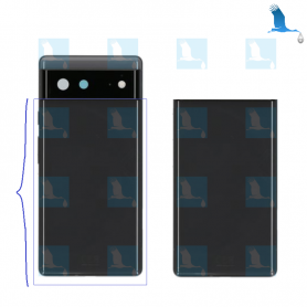 Backcover, Battery cover - G949-00178-01 - Stormy Black - Pixel 6 (GB7N6)