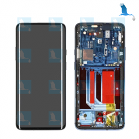 LCD + Touch + Frame - 2011100057 - Blue (Nebula blue) - OnePlus 7 Pro, 7Pro (5G) - qor