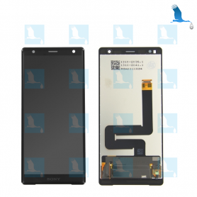 LCD Display + Touchscreen + Frame 1307-9885 - Black - Sony Xperia XZ Premium (G8141) - qor