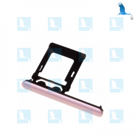 Memory card holder - 1307-9893 - Pink - Sony Xperia XZ Premium (G8141/G8142) - original - qor
