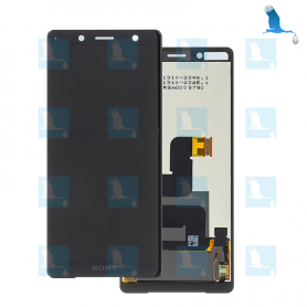 LCD + Touchscreen - 1313-1155 - Black - Sony Xperia XZ2 - Original