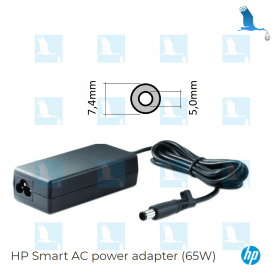 AC adapter HP N18152 - 220V - 65W - 19.5V - 3.33A - diameter 7,4 x 5 mm