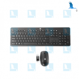 Flat keyboard + Mouse - Universal - Wireless - Layout CH (QWERTZ) - HP