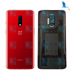 Back Cover - Battery Cover - 2011100070 - Red - OnePlus 7 (GM1901, GM1903) - oem