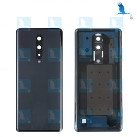 Back Cover - Battery Cover - 2011100167 - Onyx Black - OnePlus 8 (IN2010) - oem