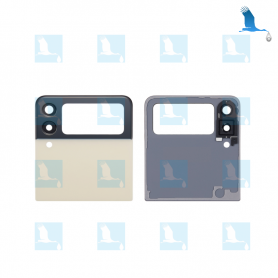 Frontcover - LCD Cover - Cream - Galaxy Z Flip 3 (F711B) - oem