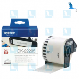 DK-22205 - Large 62mm - Length 30m - Paper label roll - Brother - ori