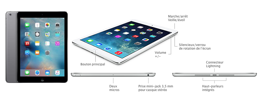 iPad Air 1 - A1474/75/76